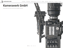 Tablet Screenshot of kamerawerk.ch